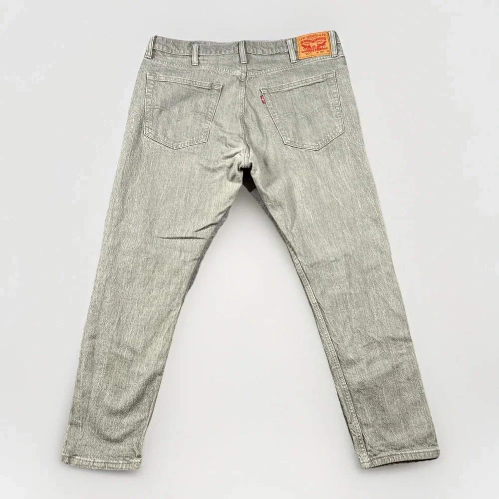 Levi's 512 Slim‎ Taper Jeans Mens 38x30 Green Sage Denim Pants 28833-0614
